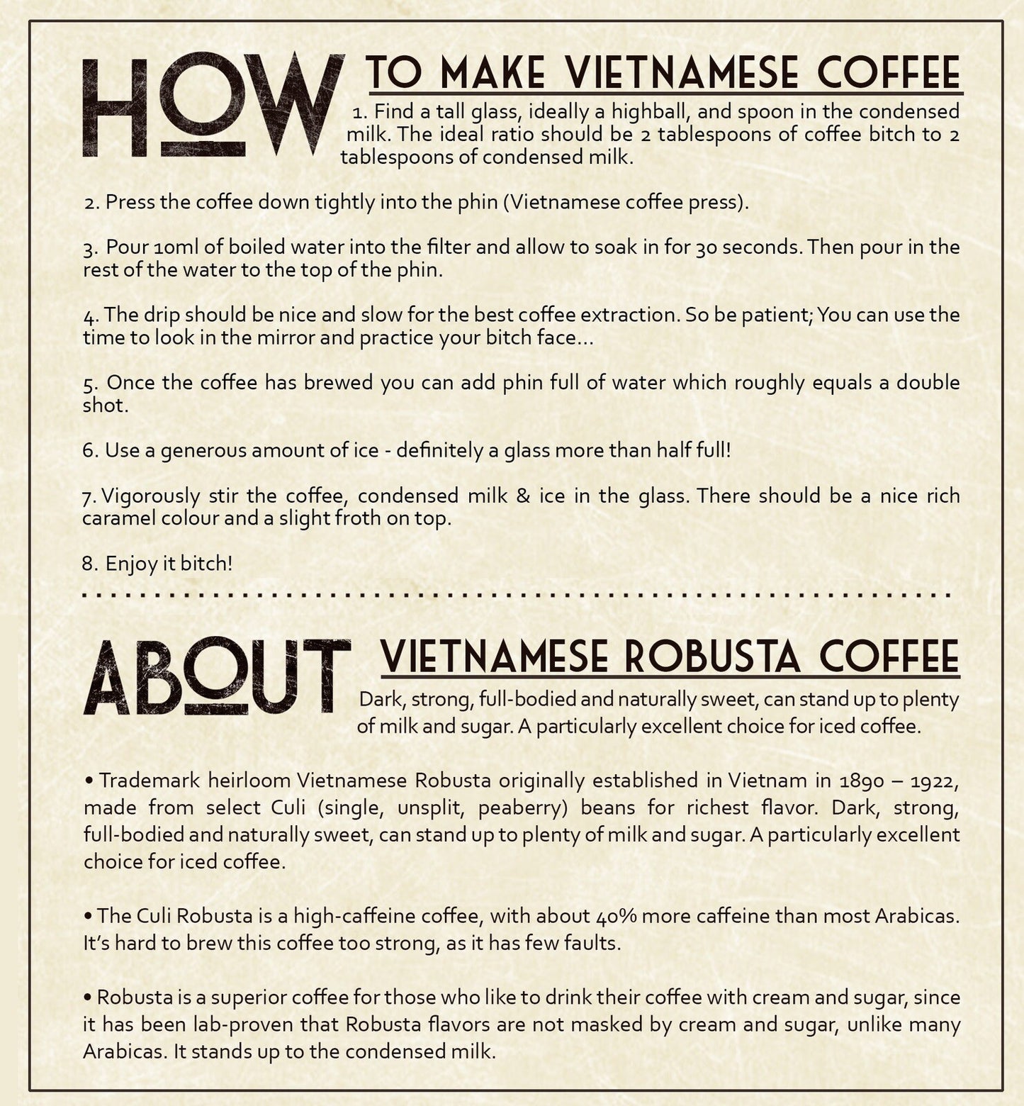 Vietnamese Coffee Drip filtered Fine Ground 2x250g + Free Filter Phin