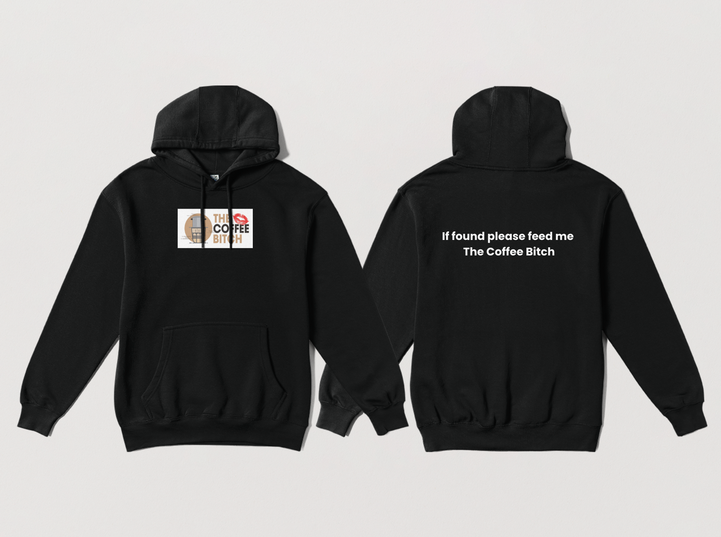 The Coffee Bitch Hoodie Unisex Black