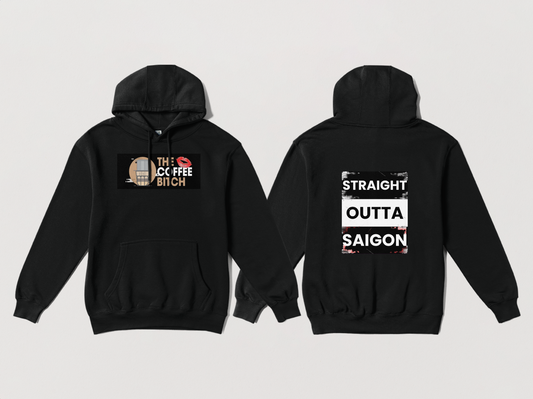 Straight outta Saigon Hoodie Unisex Black