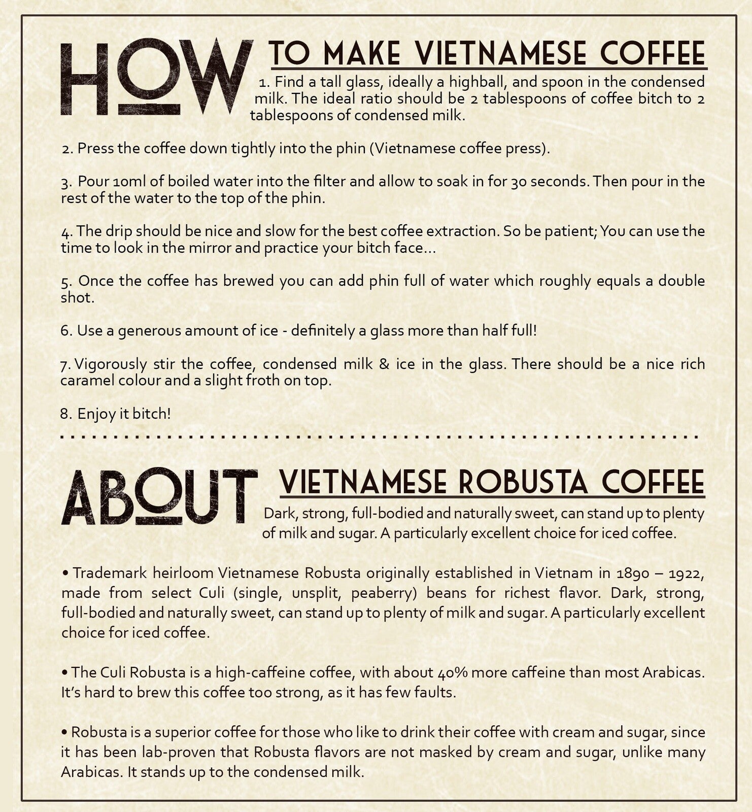 Vietnamese Coffee Drip filtered Fine Ground 2x250g + Free Filter Phin